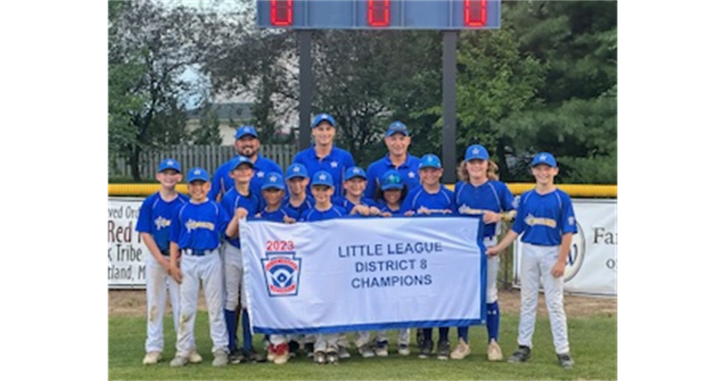 2023 Little League District 8 Champions